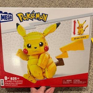 Pokemon Mega Pikachu Building Set - Yellow and Red